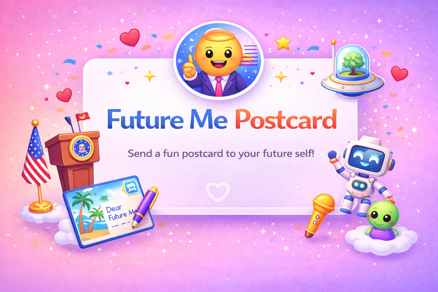 Future Me Postcard
